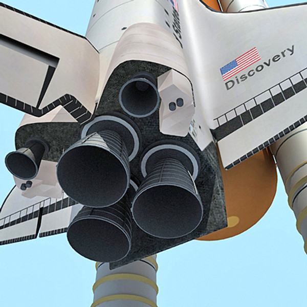 nasa space shuttle discovery obj - Discovery Shuttle... by Gandoza